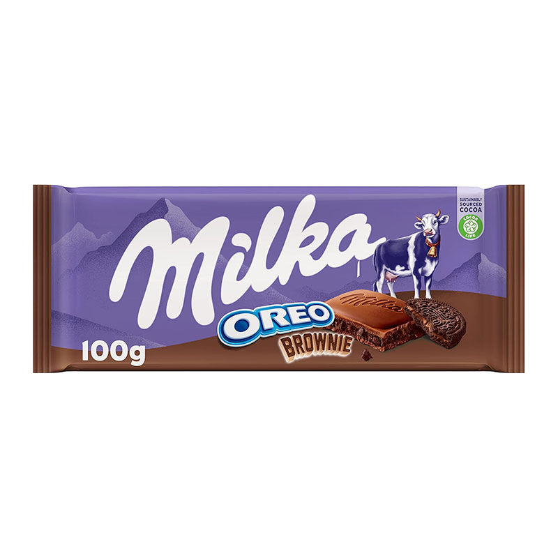 MILKA OREO BROWNIE CHOCOLATE 100GM