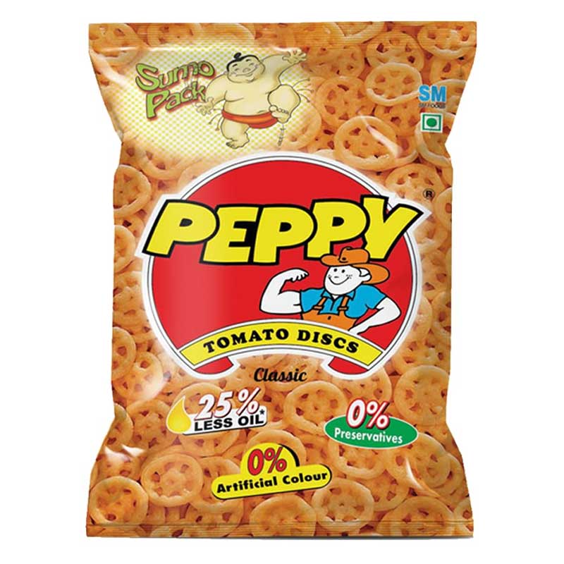 PEPPY TOMATO DISCS CLASSIC 55GM