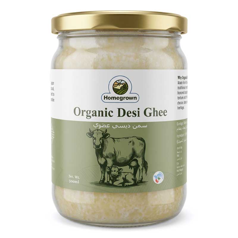 HOMEGROWN ORGANIC DESI GHEE 500ML