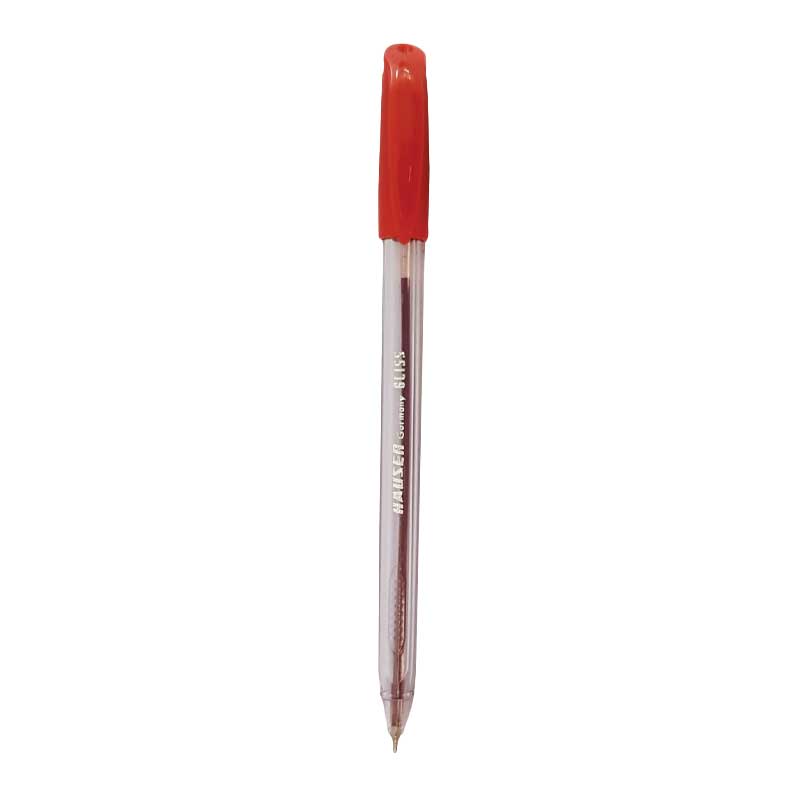HAUSER GLISS 1MM BALL PEN RED