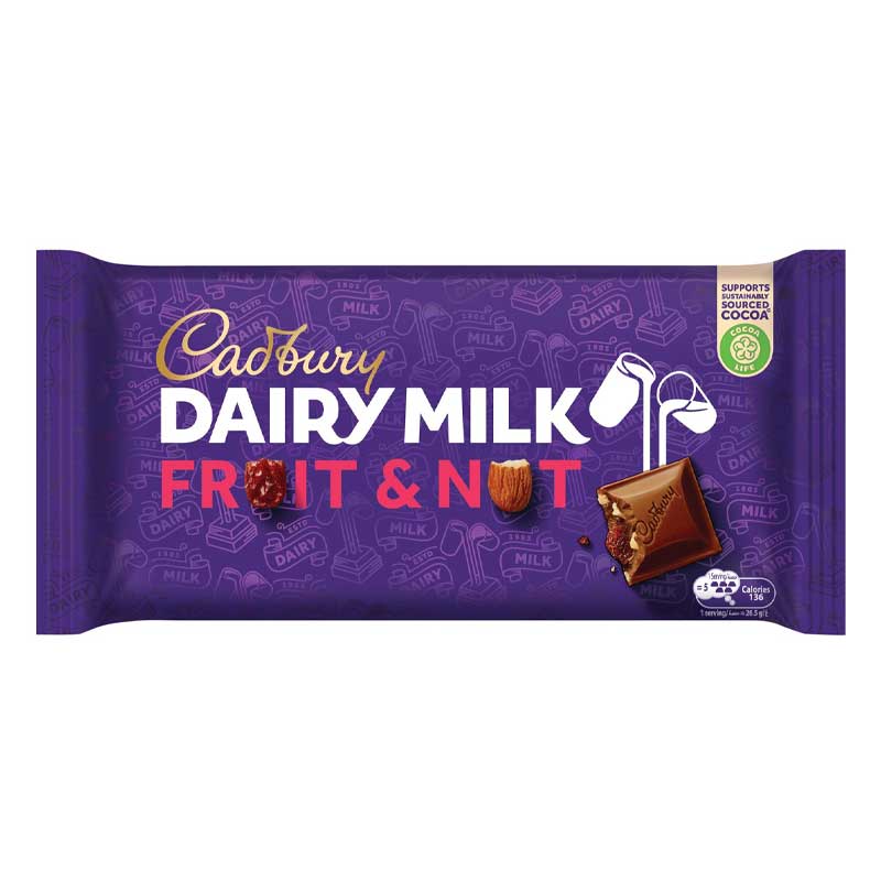 CADBURY DAIRY MILK FRUIT &amp; NUT 212GM