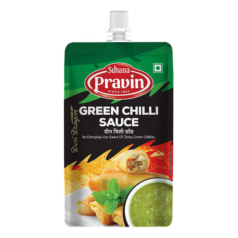 PRAVIN GREEN CHILLI SAUCE 335GM