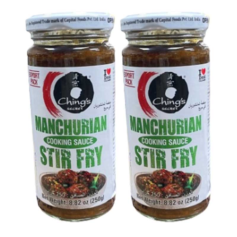 CHINGS MANCHURIAN STIR FRY COOKING SAUCE 250GM