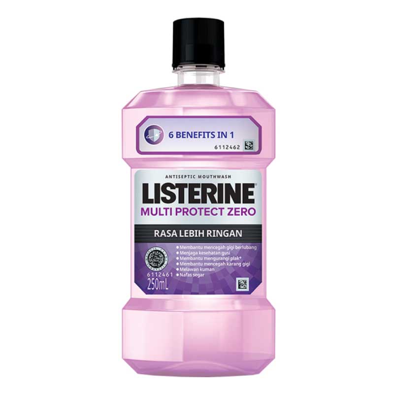 LISTERINE MULTI PROTECT ZERO MOUTHWASH 250ML