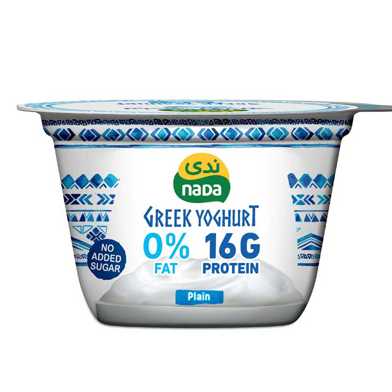 NADA PLAIN GREEK YOGHURT 0%FAT 160GM