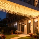 ZAYO LED ICICLE LIGHT WARM WHITE 3MX50CM