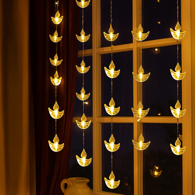 ZAYO LED DIYA CURTAIN LIGHT  WARM WHITE 3MX1M