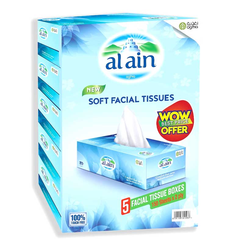 AL AIN FACIAL TISSUE 150x2 PLY