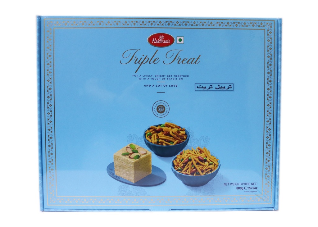 HALDIRAMS TRIPLE TREAT 680GM