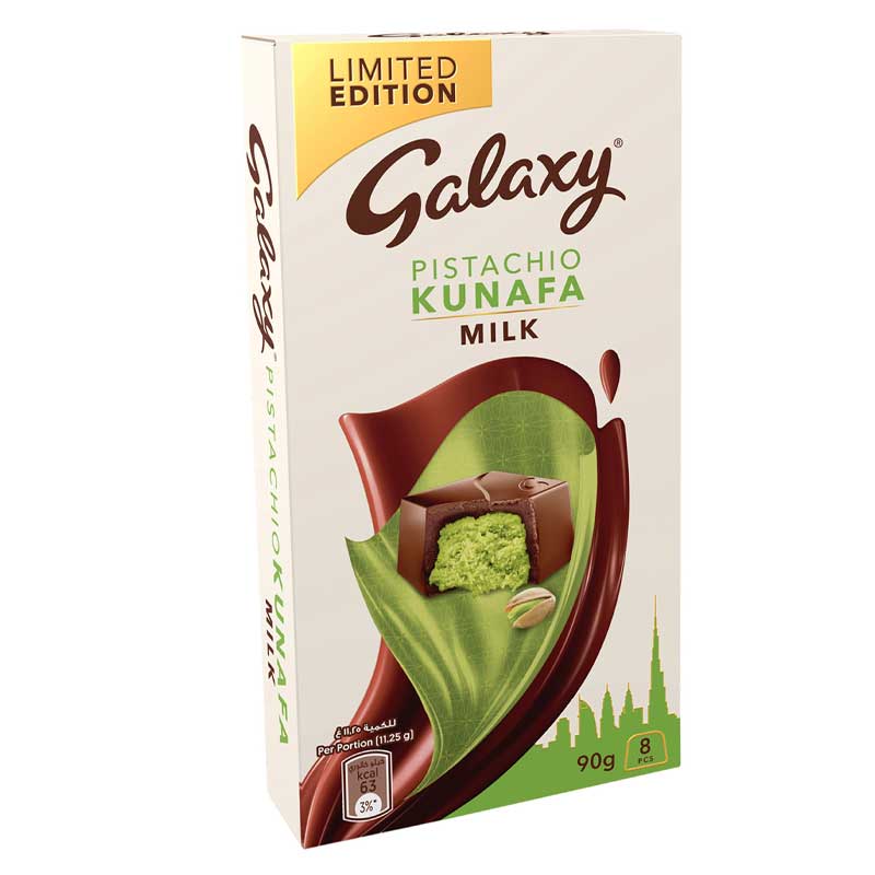 GALAXY PISTACHIO KUNAFA MILK 90GM