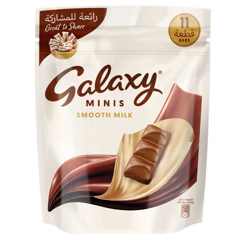 GALAXY MINIS SMOOTH MILK 137.5GM