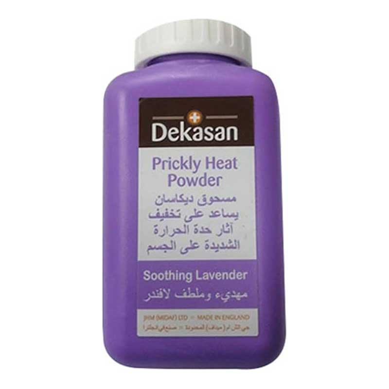 DEKASAN PRICKLY HEAT POWDER LAVENDER 100GM