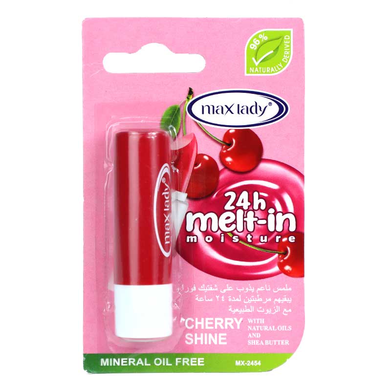 MAX LADY CHERRY SHINE LIPBALM 3GM