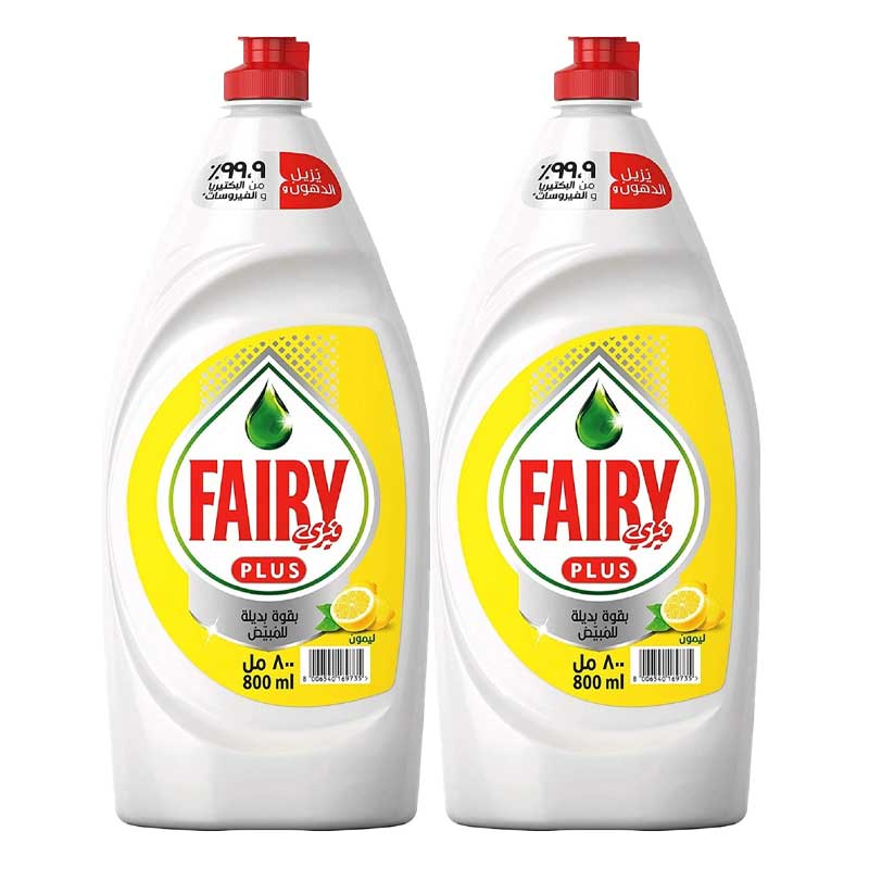 FAIRY MAX PLUS LEMON DISHWASH 800ML