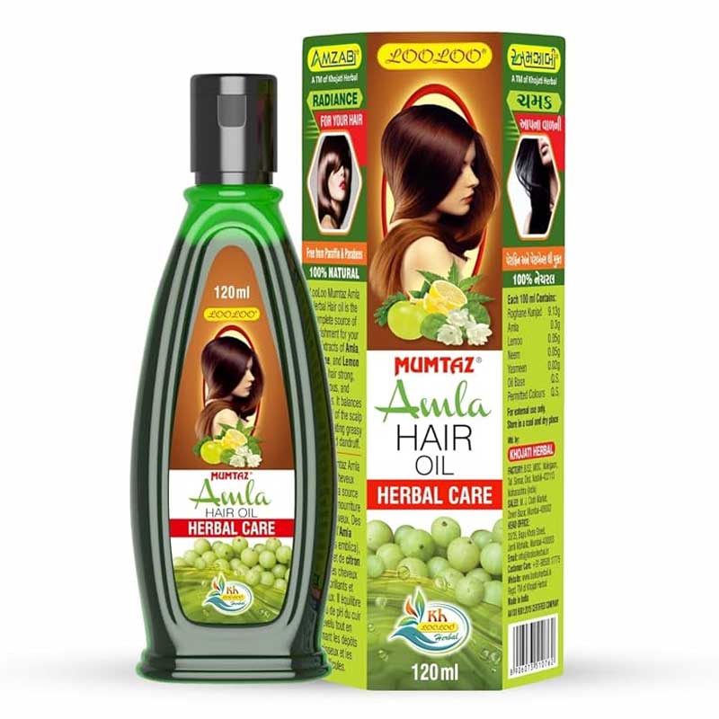 KHOJATI HERBAL MUMTAZ AMLA HAIR OIL 120ML