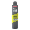 [0100029359] DOVE SPORT ACTIVE + FRESH DEODORANT SPRAY 250ML