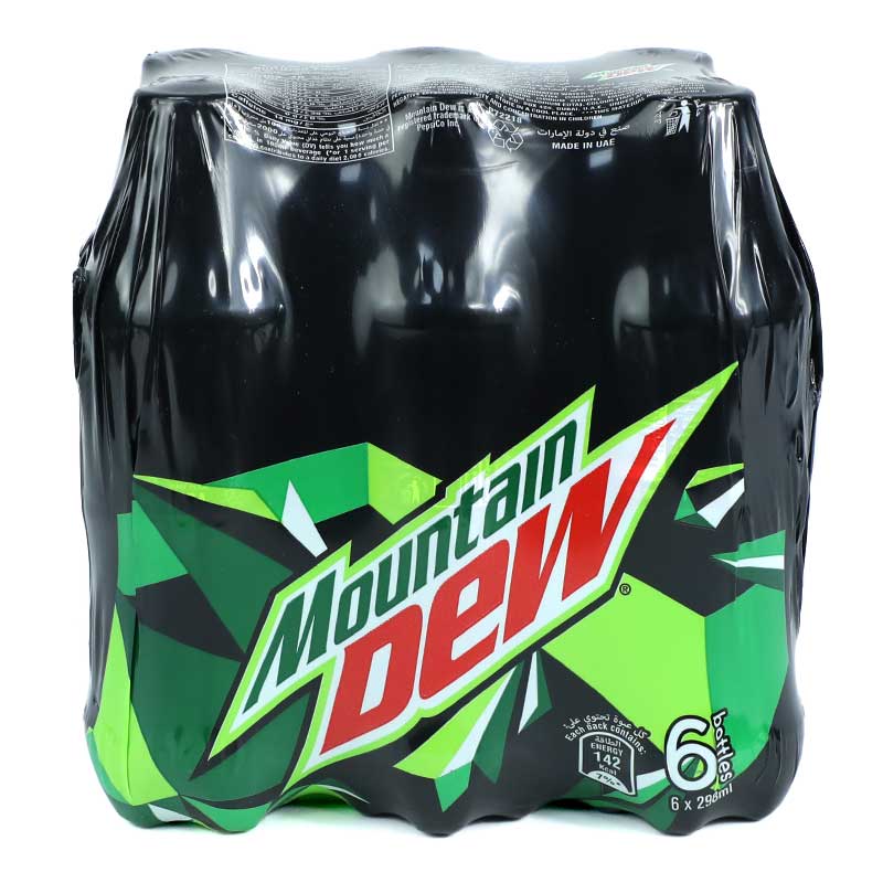 MOUNTAIN DEW PET BOTTLE 298ML