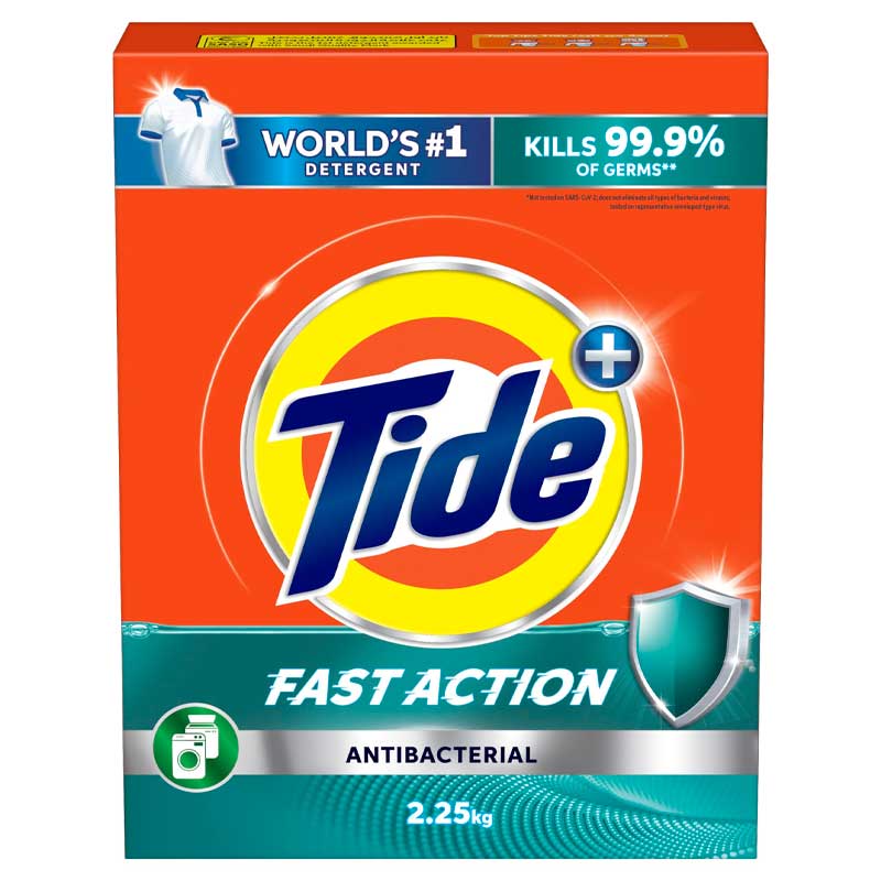 TIDE FAST ACTION ANTIBACTERIAL DETERGRNT 2.5KG