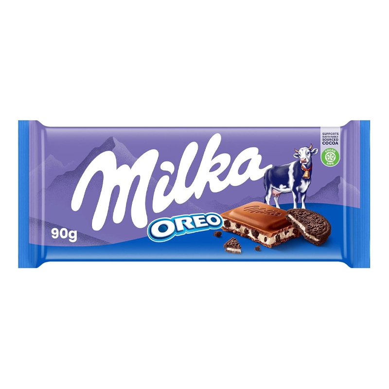 MILKA OREO CHOCOLATE 90GM