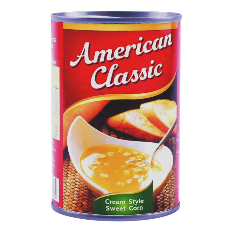 AMERICAN CLASSIC CREAM STYLE SWEET CORN 425GM
