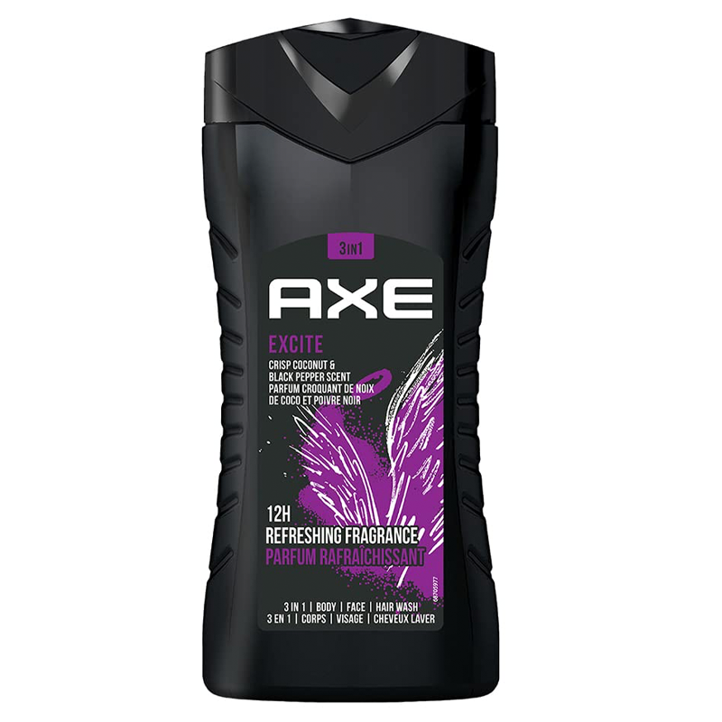 AXE EXCITE 3IN1 SHOWER GEL 250ML