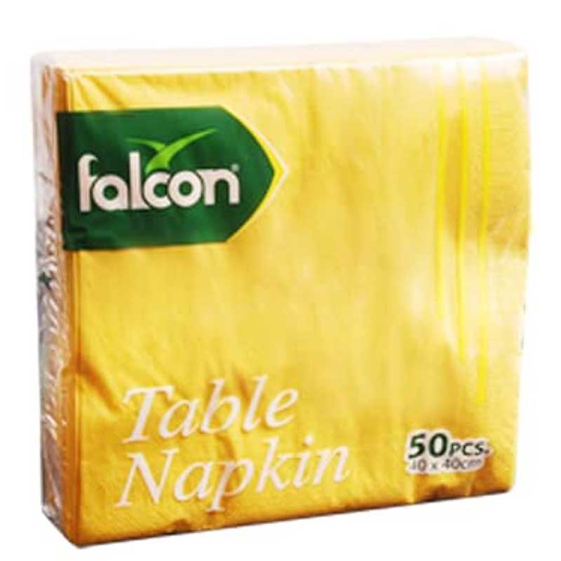 FALCON NAPKIN 33 X 33 YELLOW