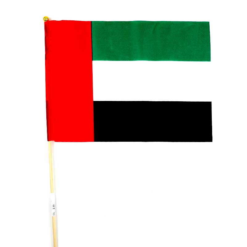 UAE FLAG 14X21CM