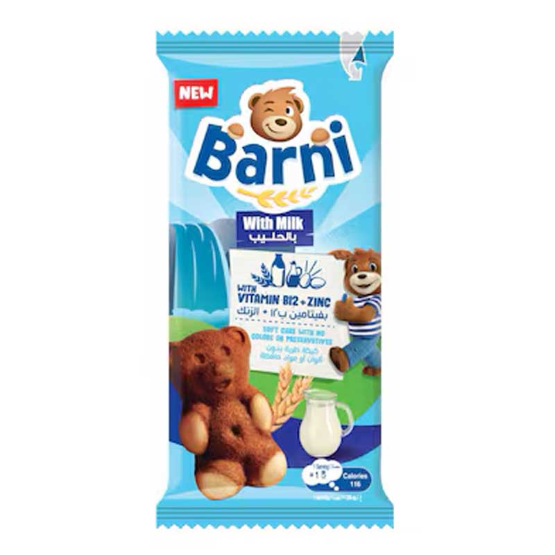BARNI WITH MILK W/VIT B12+ZINC 30GM
