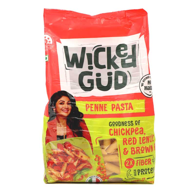 WICKEDGUD MULTIGRAIN PENNE PASTA 400GM