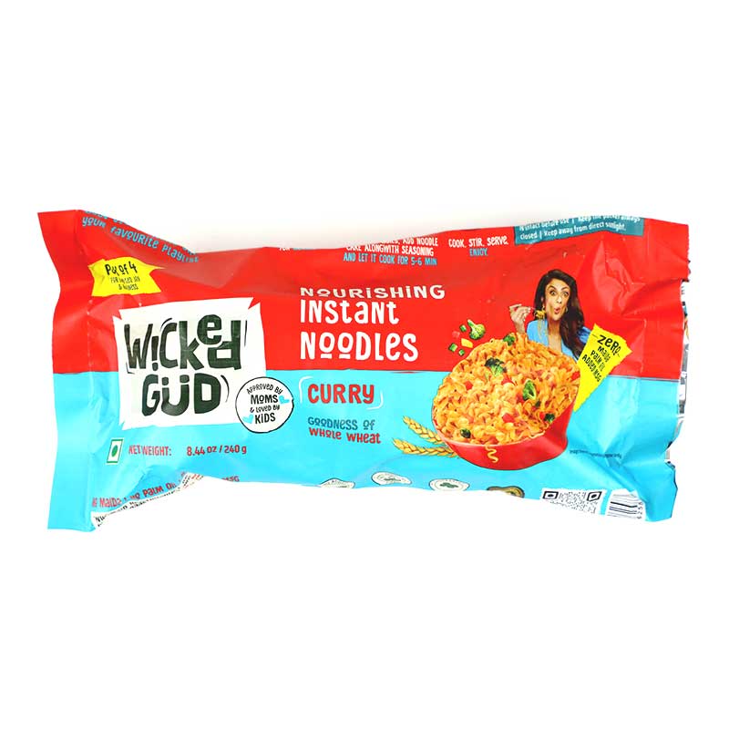 WICKEDGUD CURRY INSTANT NOODLES 240GM