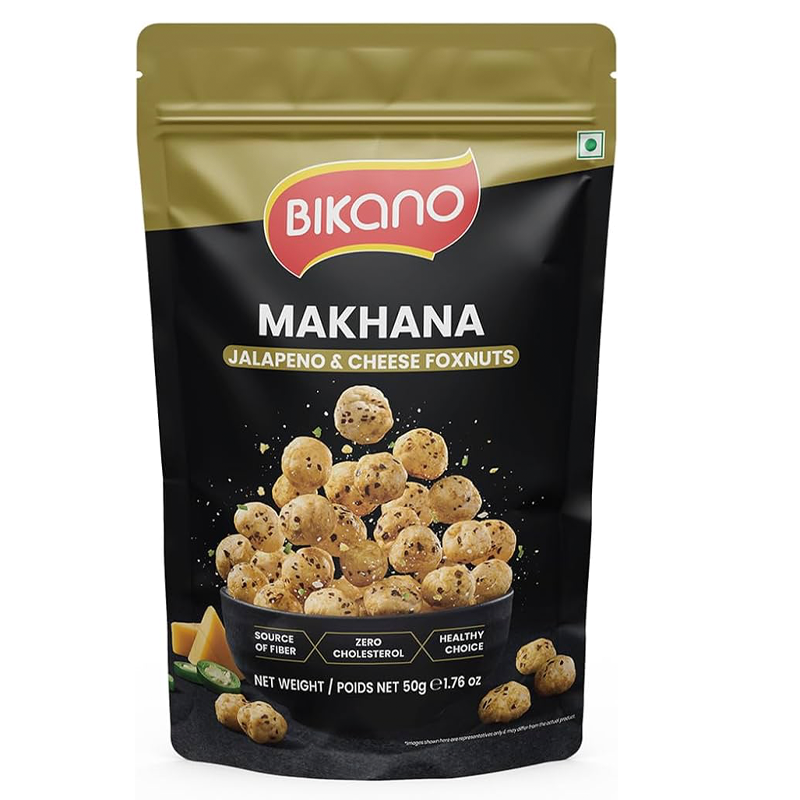 BK MAKHANA JALAPENO &amp; CHEESE 50GM