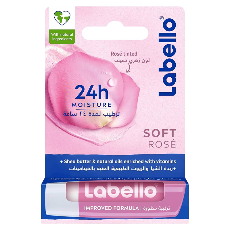 LABELLO SOFT ROSE LIP BALM 4.8GM