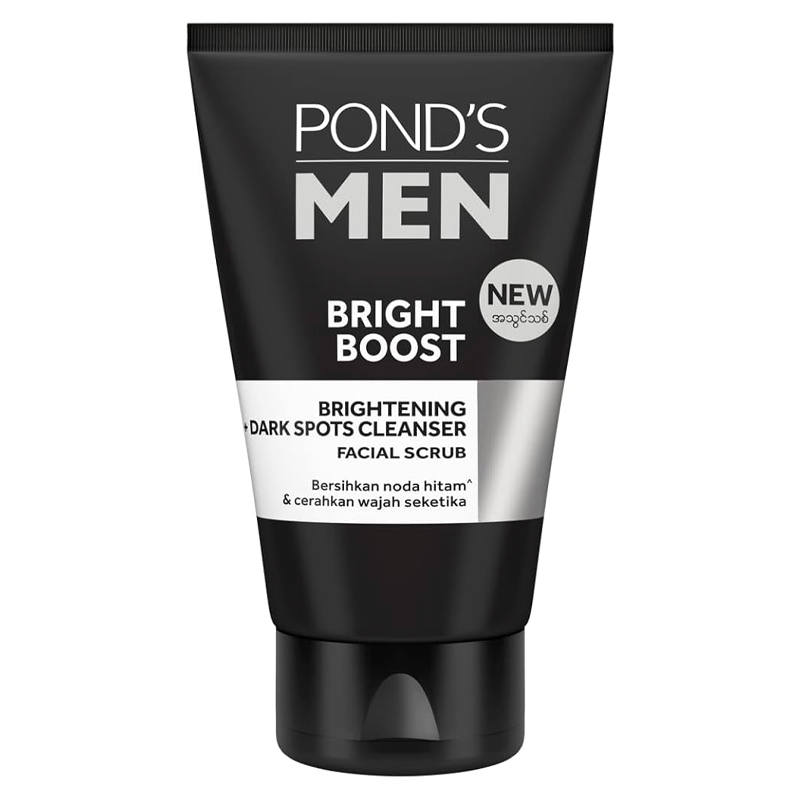 PONDS MEN BRIGHT BOOST FACIAL SCRUB 100GM
