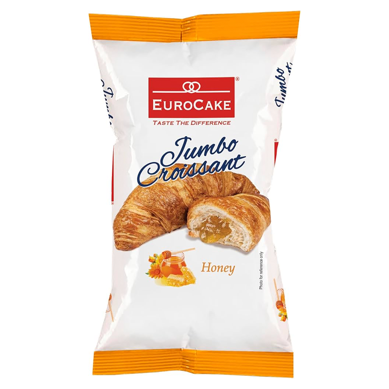 EUROCAKE JUMBO CROISSANT HONEY 50GM