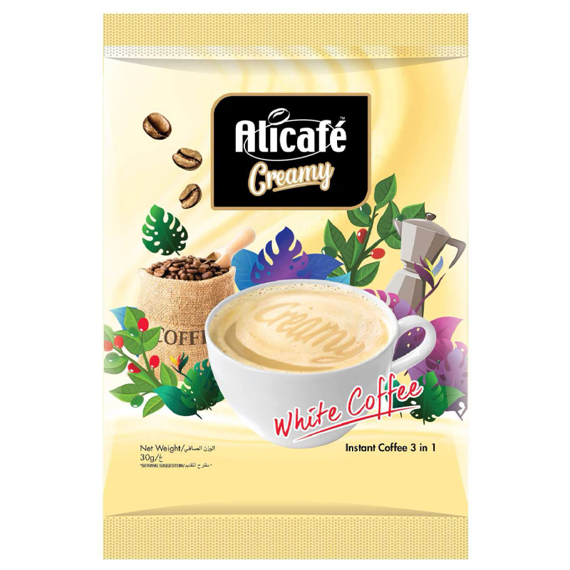 ALICAFE CREAMY WHITE COFFEE 30GM