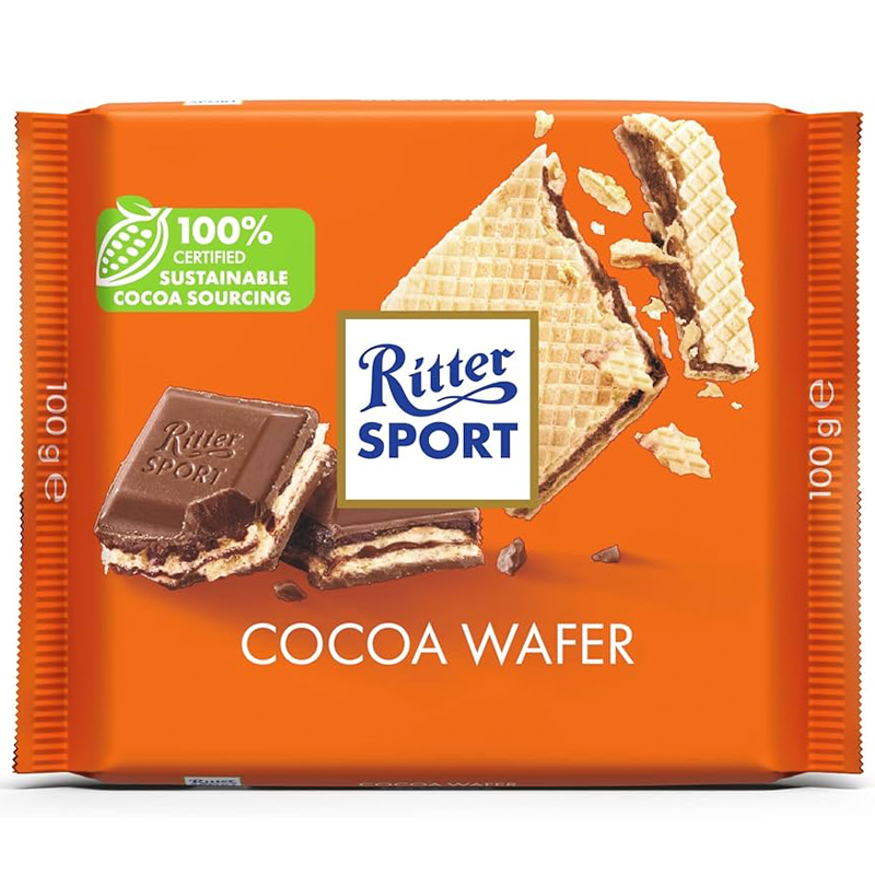 RITTER SPORT WAFFLE 100GM