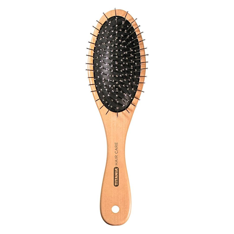 TITANIA WIRE MASSAGE BRUSH WOOD 11 ROWS