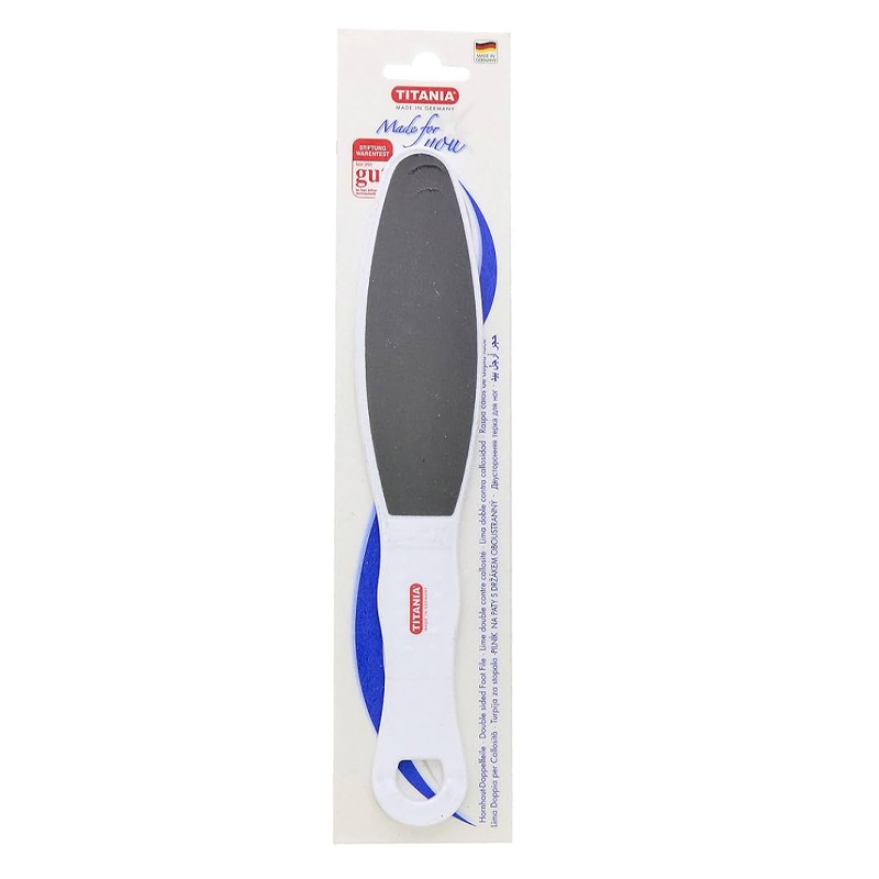 TITANIA DOUBLE SIDED FOOT FILE WATER RESISTANT ROUGH &amp; FINE