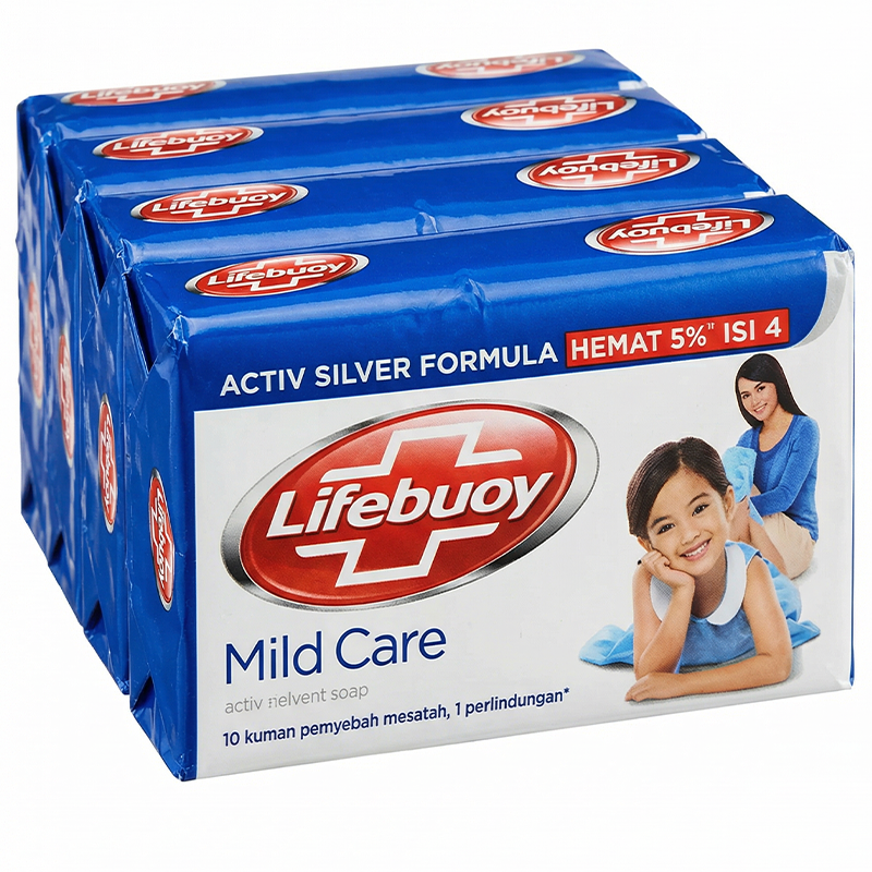 LIFEBUOY MILD CARE SOAP 4X100GM