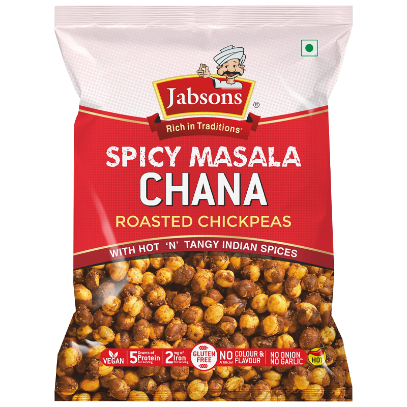 JABSONS ROASTED CHANA SPICY MASALA 150GM