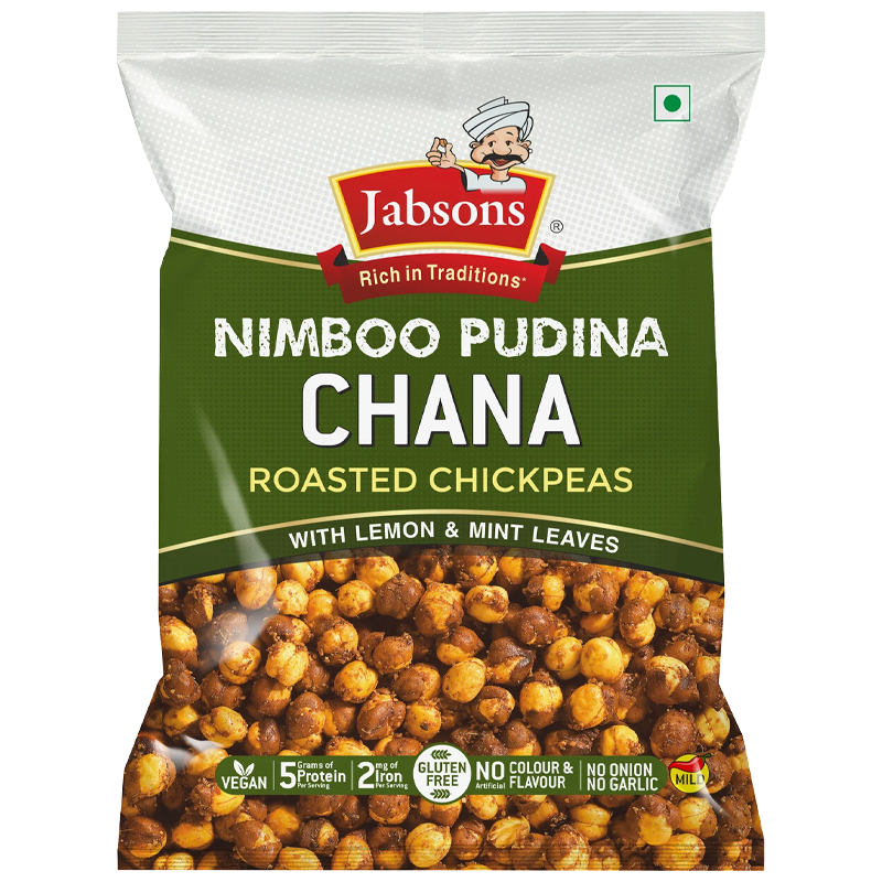 JABSONS ROASTED CHANA NIMBOO PUDINA 150GM
