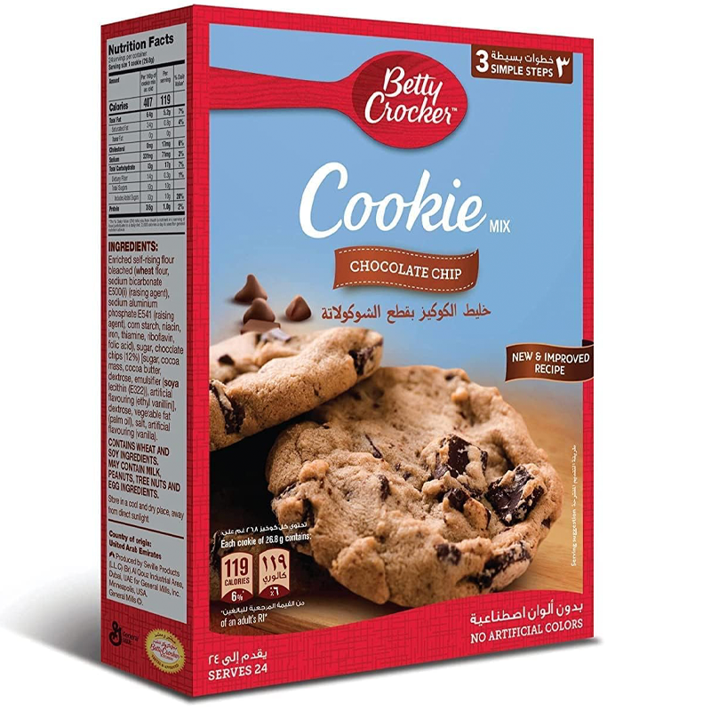 BETTY CROCKER CHOCOLATE CHIP COOKIE 496G