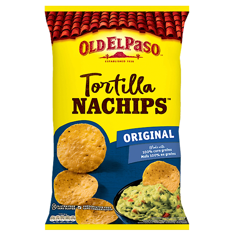 OLD EL PASO NACHIPS (ORIGINAL) 185G
