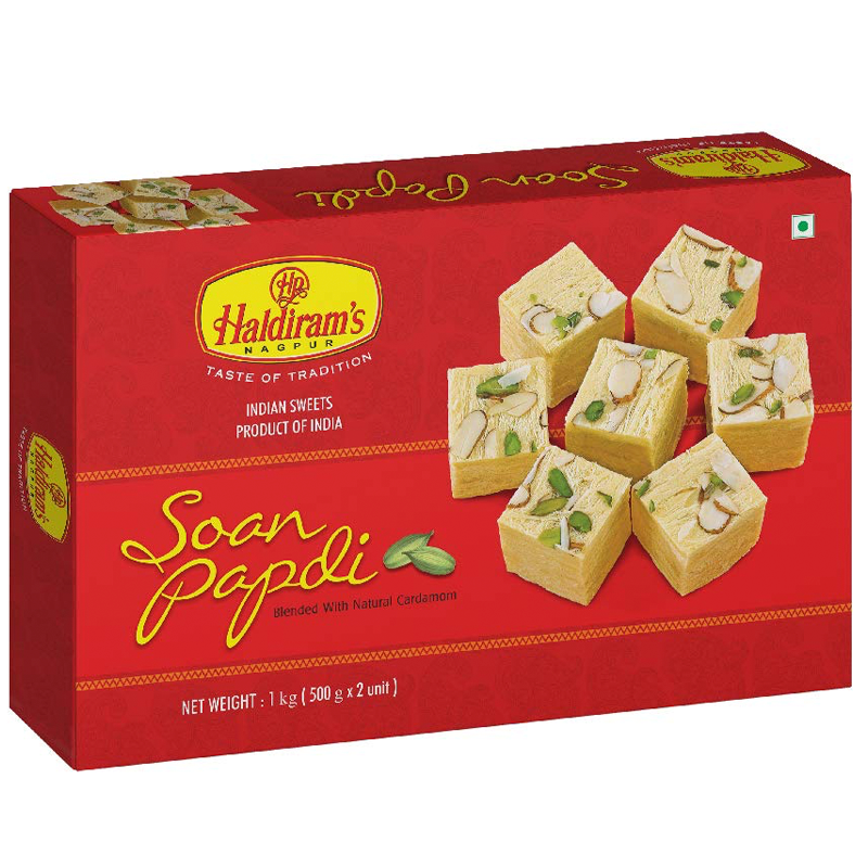 HALDIRAMS SOAN PAPDI 24 CARAT 1000GM