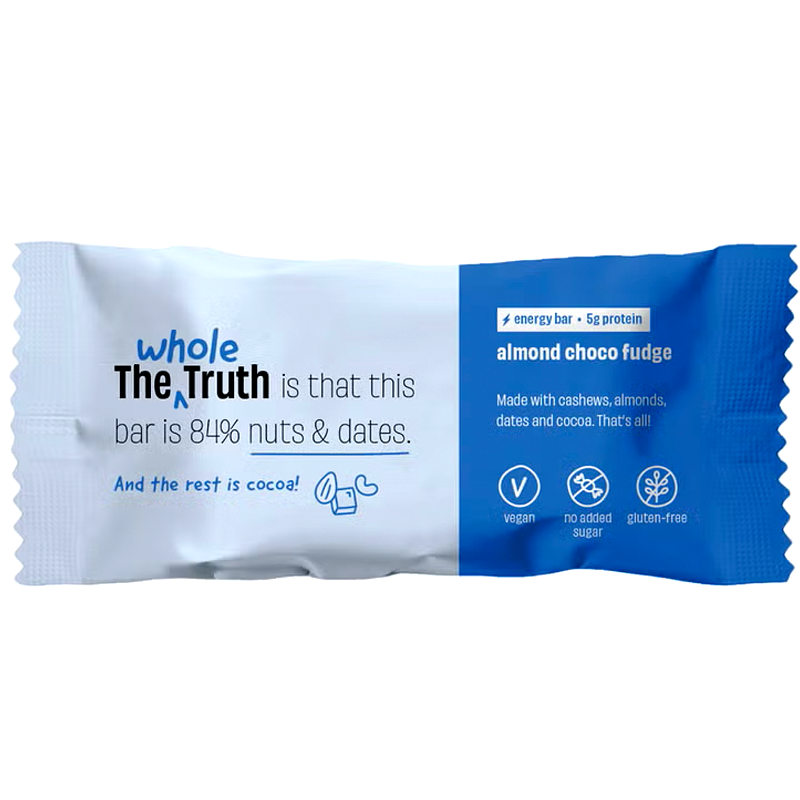 THE WHOLE TRUTH ENERGY BAR ALMOND CHOCO FUDGE 40GM