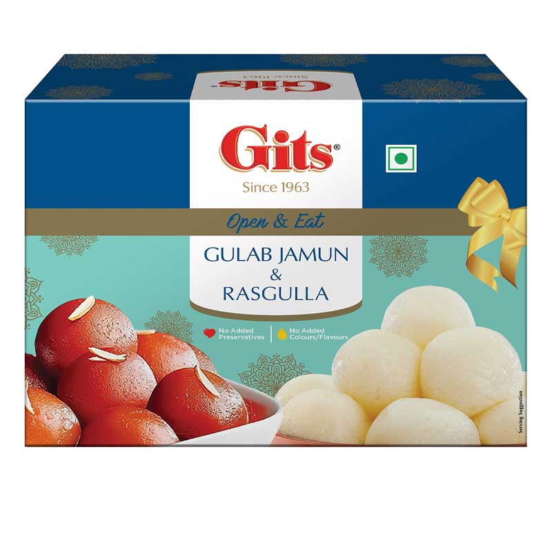 GITS GULAB JAMUN + RASGULLA 500GM