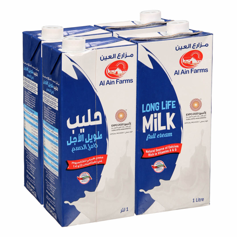 AL AIN UHT FULL CREAM 4X1LR