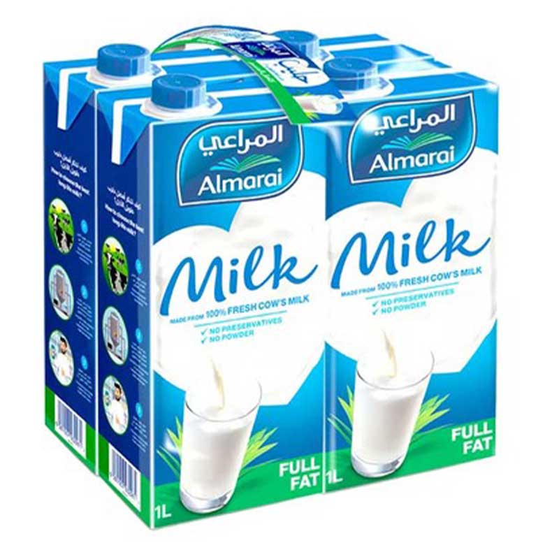 DND AL MARAI UHT MILK FF 4X1LTR