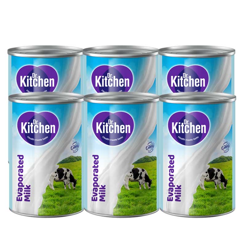 DR KITCHEN EVAPORATED MILK 5+1X410GM