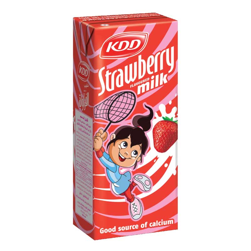KDD STRAWBERRY MILK 180ML